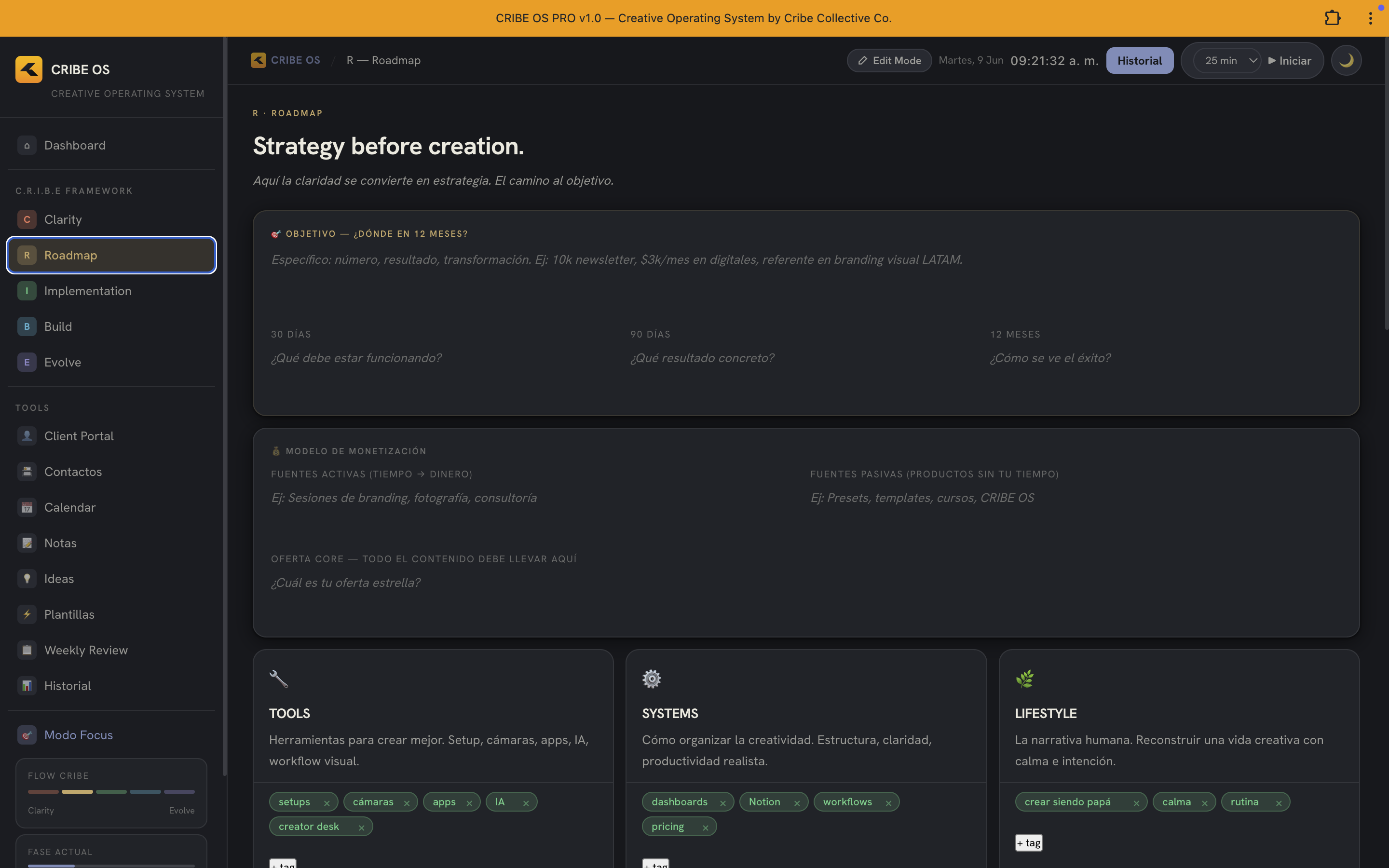CRIBE OS — Roadmap